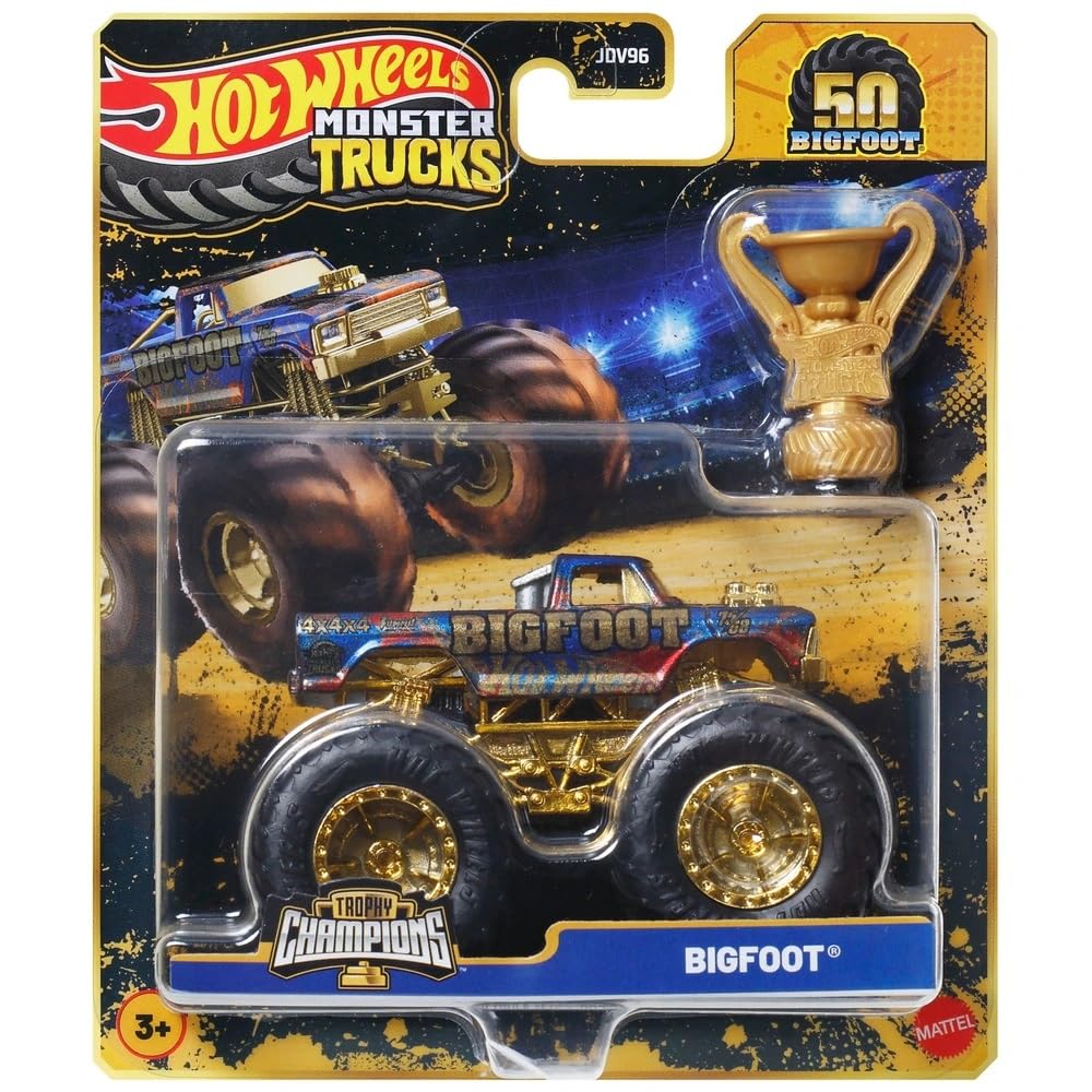 Hot Wheels Monster Trucks Trophy Champions - Bigfoot