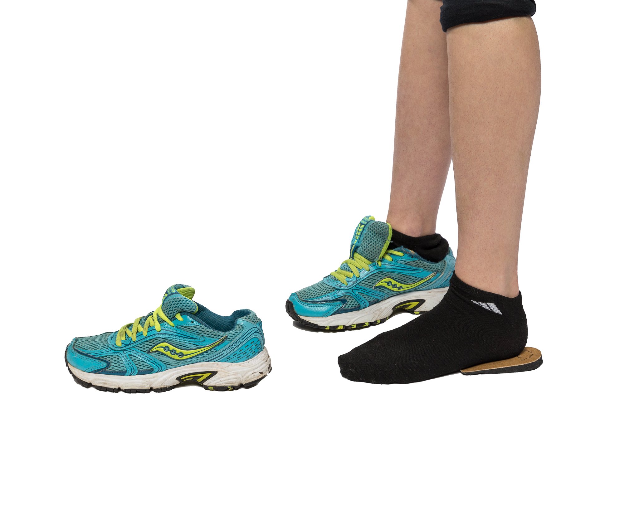 Premium Adjustable Orthopedic Heel Lift - Made in The USA - for Heel Pain and Leg Length Discrepancies - Medium Pack of 2 Brown