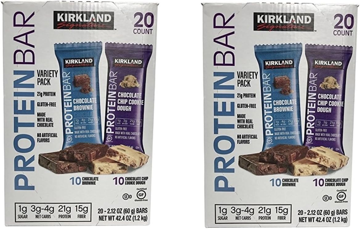 Protein Bar Kirkland Signature delicious energy variety (total 20 pack