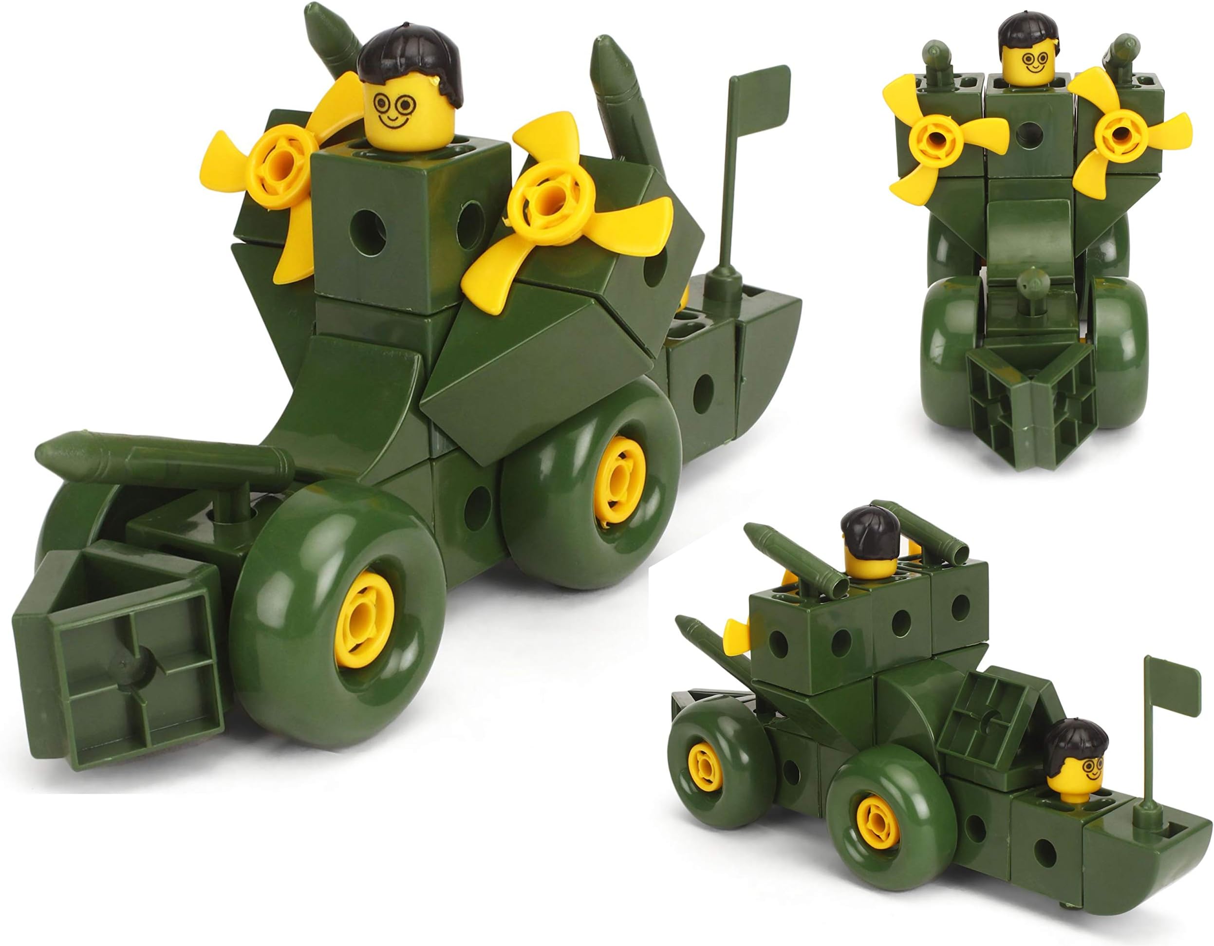 SARTHAM Battle Tank Building Blocks, Gift for 4 5 6 7 8 Years Boys and Girls Kids