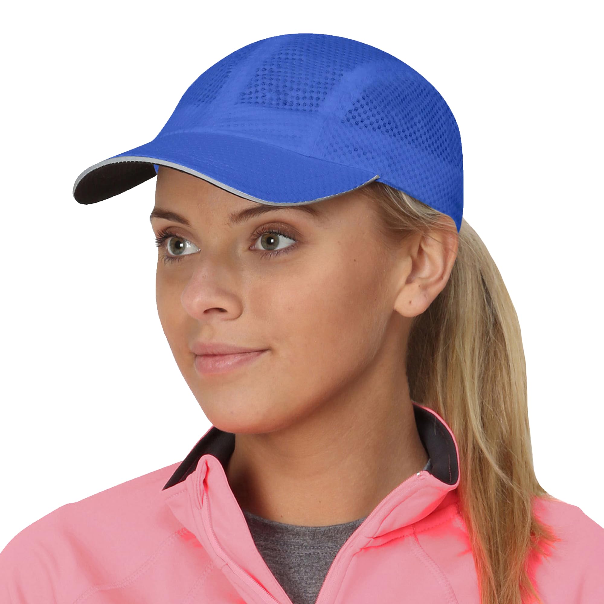 TrailHeads Race Day Performance Running Hat | The Lightweight, Quick Dry, Sport Cap for Women - Cool Blue