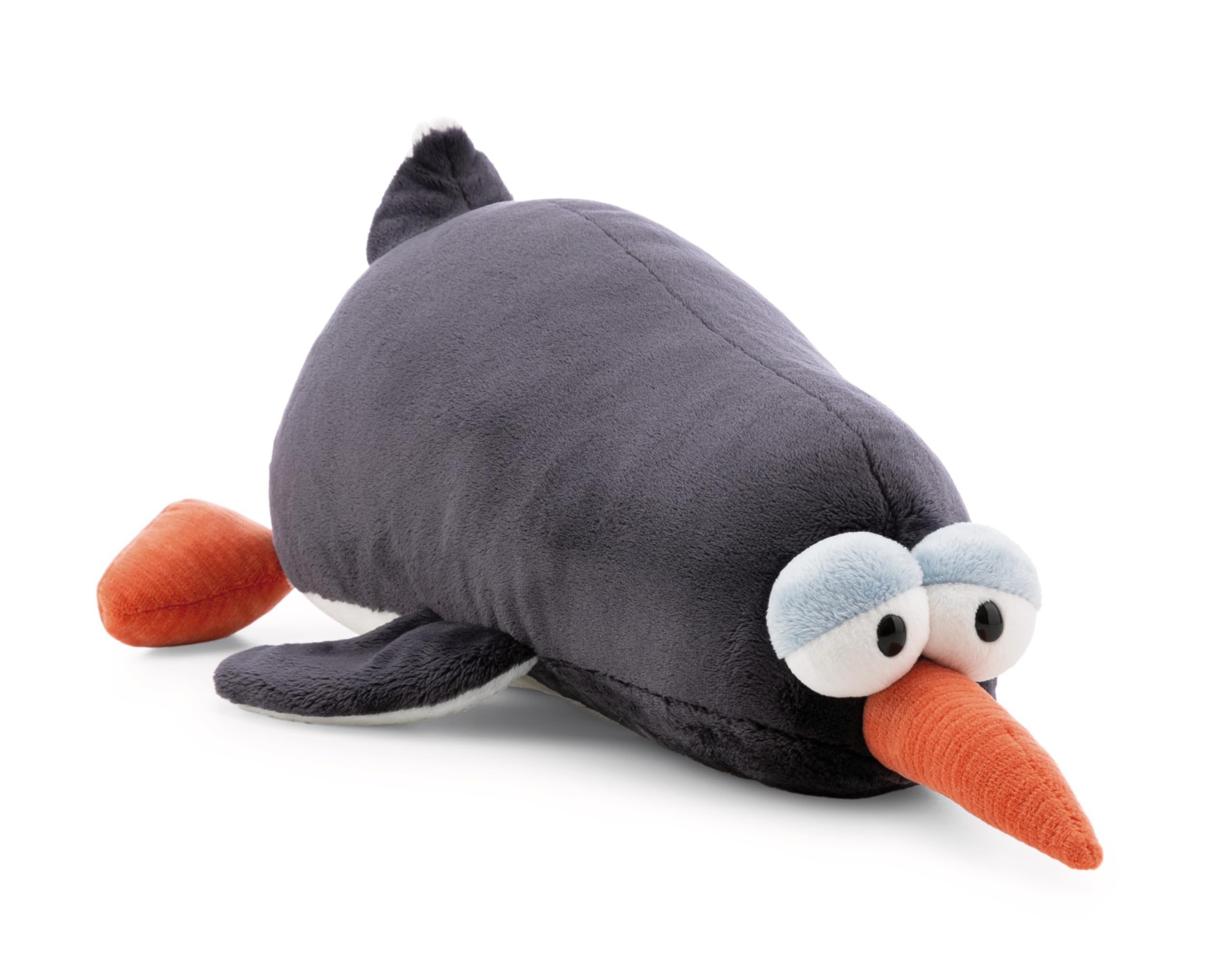 NICI Kuscheltier Pinguin Jorge Thunder 45cm - grau - Weiches NICI Plüschtier – niedliches Stofftier zum Kuscheln & Spielen – tolle Geschenkidee für Kinder & Erwachsene | 62428
