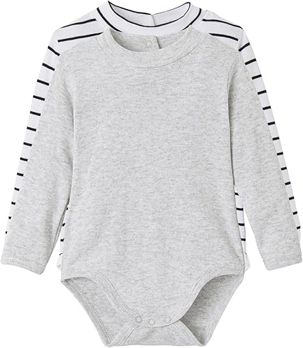 Vertbaudet Lot De 2 Bodies Bebe Col Montant Lot Gris Clair Chine 24m 86cm Amazon Fr Vetements Et Accessoires