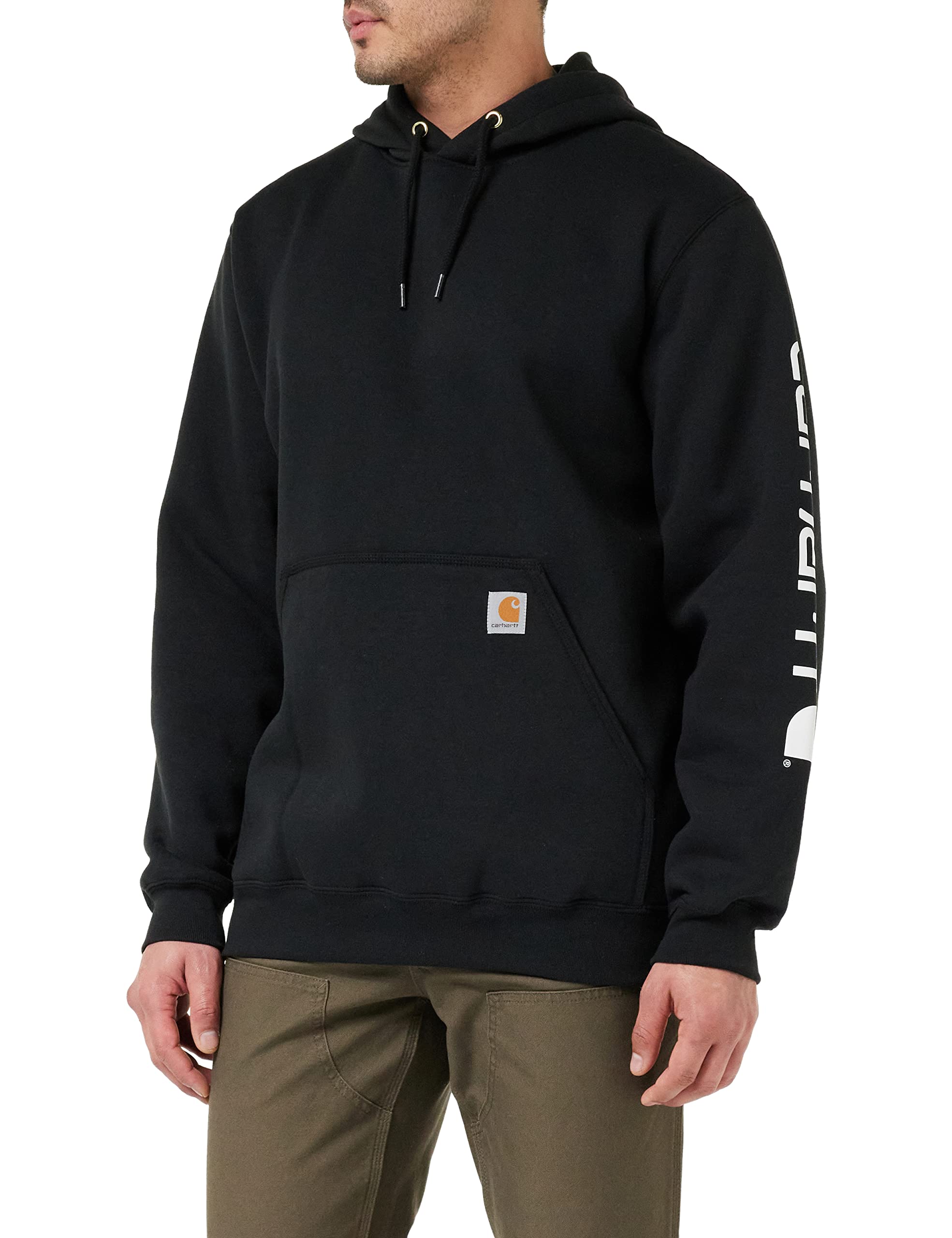 Carhartt Men's Loose Fit Midweight Logo Sleeve Graphic Sweatshirt
