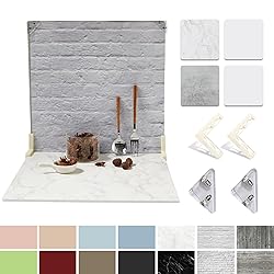 EOAJAFOU 2PCS 16x16 inch Photo Backdrop Boards and