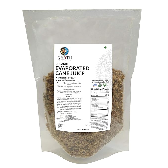 Dhatu Organic Evaporated Cane Juice 250 G Amazon In Grocery Gourmet Foods