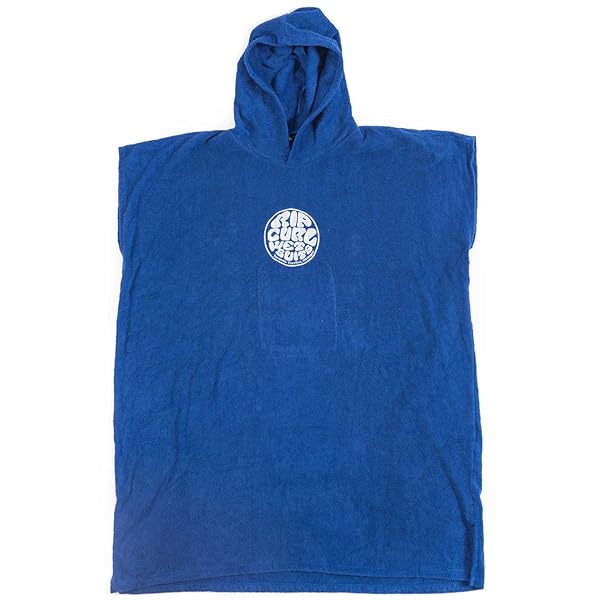 /16 Rip Curl Hooded Changing Poncho in Mazarine Blue CTWAI4