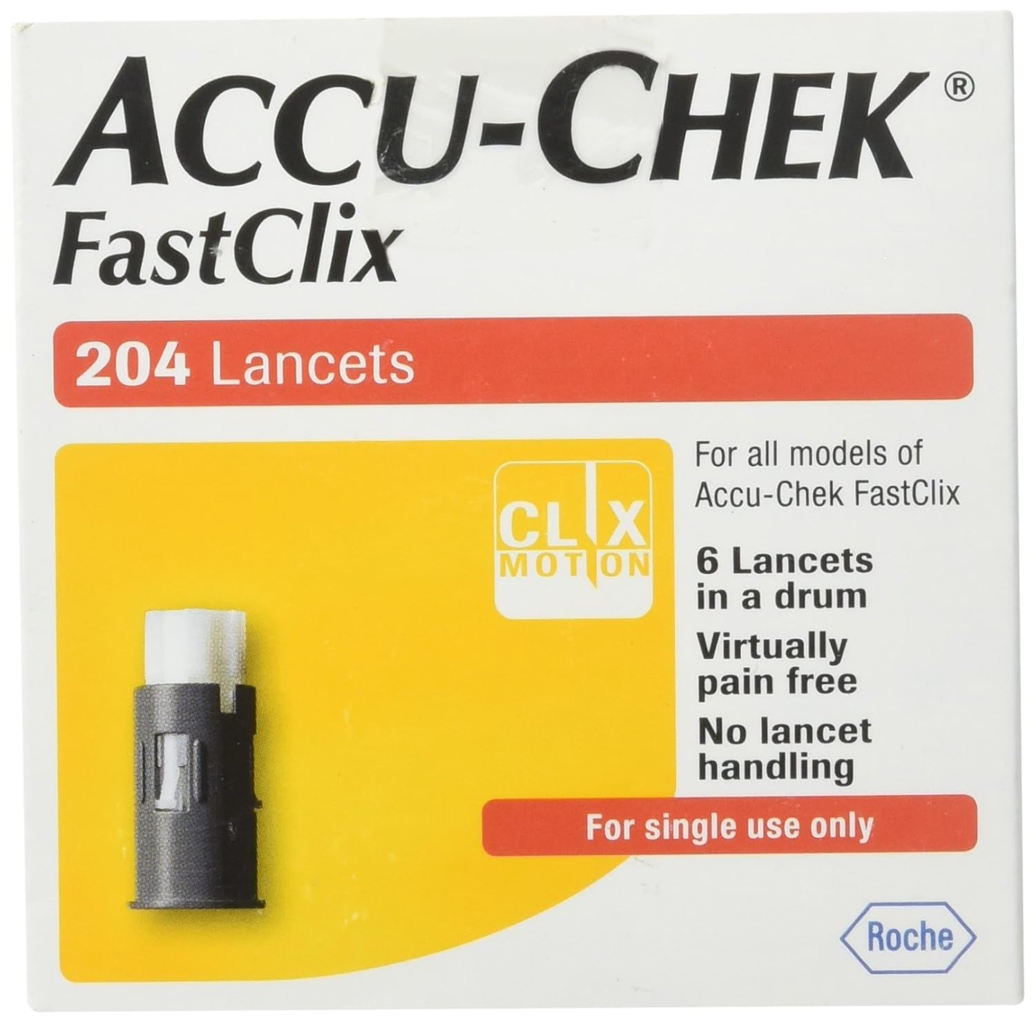 ACCUCHEK FastClix Lancets (6 Lancets per drum)