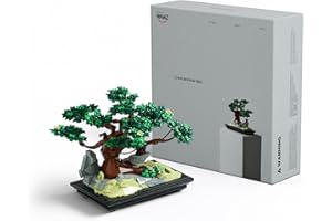Nifeliz CHAN Bonsai Tree Building Set, Artificial Plant Model Toy for Desk or Home Decor, Peaceful Gift Idea for Adults and Nature Lovers (733 PCS, NF10322)
