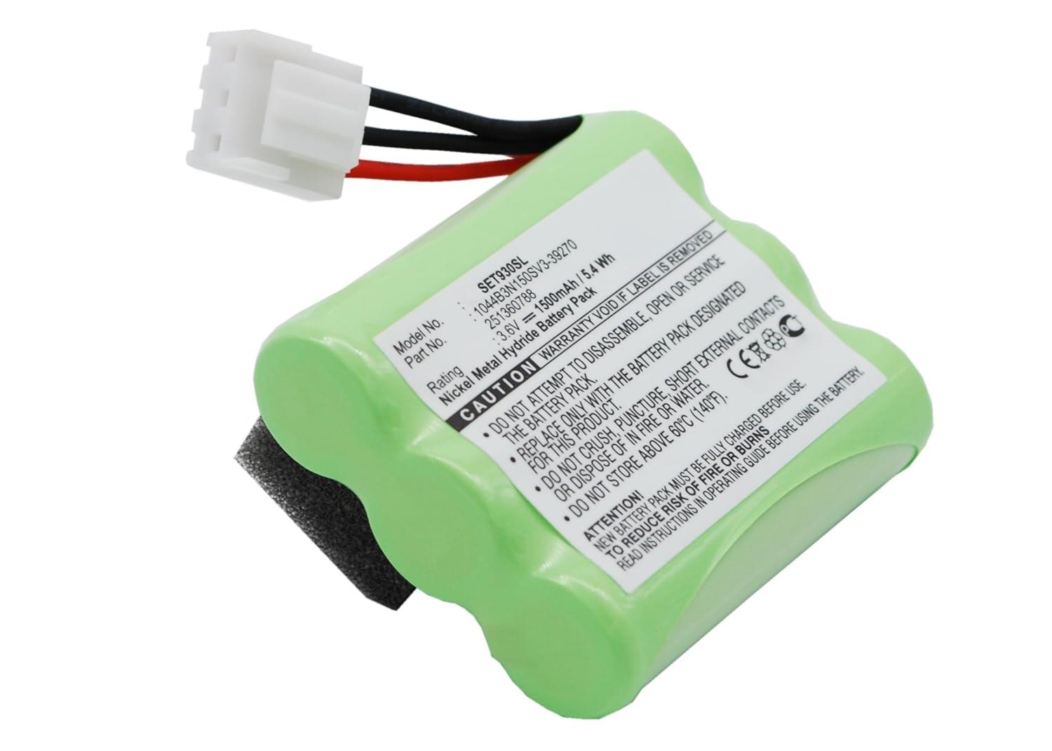 subtel® Batterie Premium Compatible avec Ingenico EFT930 1500mAh B, G