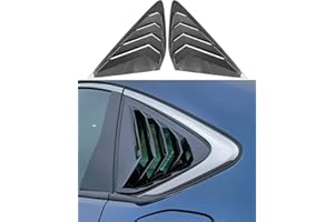 Birbenben for Honda Accord 2023 2024 Rear Side Window Louvers,Sport Carbon Fiber Grain Window Glass Blinds for 2023 2024 Honda Accord Accesories(Carbon Fiber Pattern)
