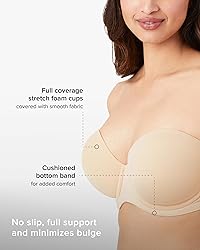 Wacoal Women's Red Carpet Full Busted Strapless
