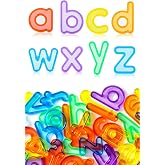 Odoorgames 78 Pcs Translucent Lowercase Letters - Light Table Manipulatives | 3 Sets of Lowercase Letters a-z, Vibrant Colors for Creativity and Learning