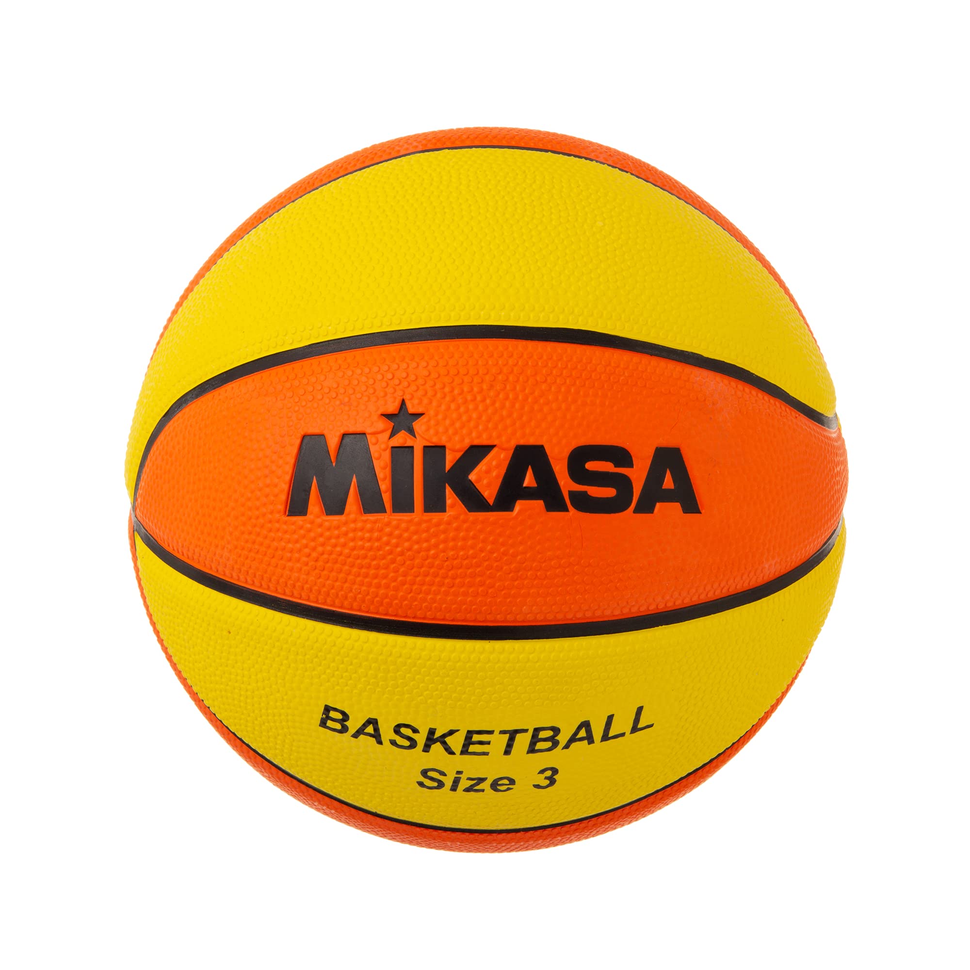 ミカサ(MIKASA) バスケットボール 3号(ジュニア・キッズ向け)ゴム イエロー/オレンジ B3JMR-YO商品画像