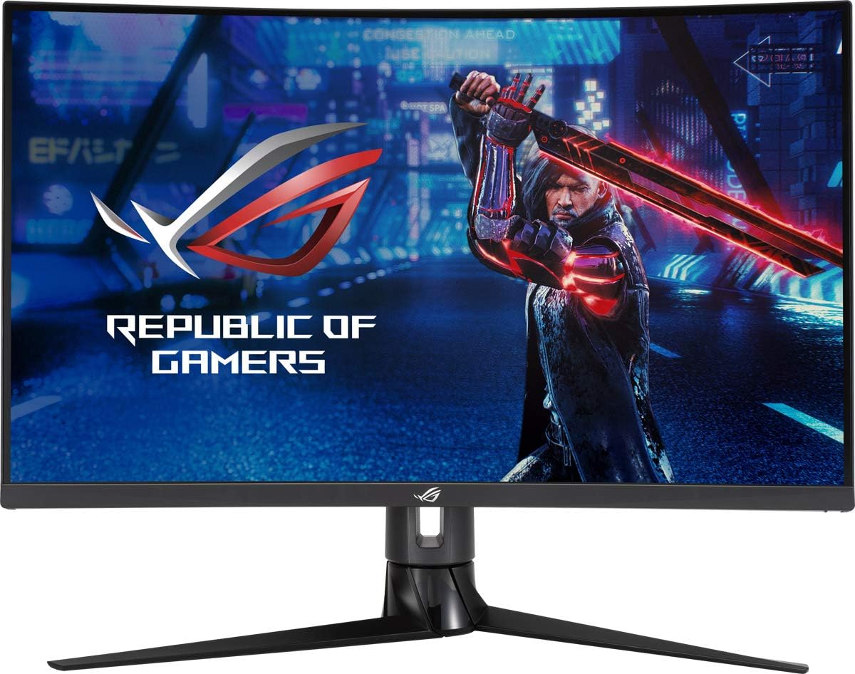 ASUS ROG Strix XG32VC Curved Gaming Monitor 31.5 Inch WQHD (2560 x 1440), 170Hz (Above 144Hz), 1ms
