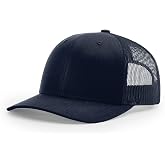 Richardson Youth Trucker Snapback Cap One Size Navy