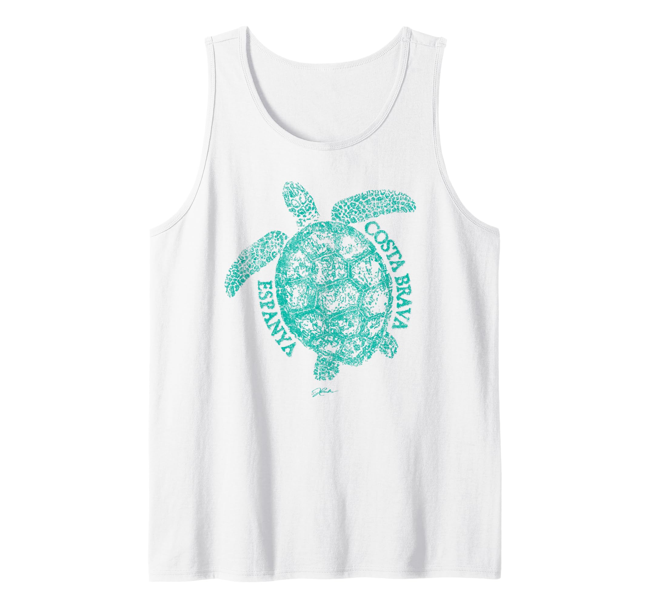 JCombs: Costa Brava, Catalonia, Spain, Sea Turtle Tank Top