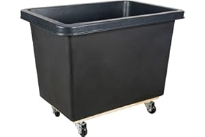 KLETON - Tapered Wall Box Truck, Polyethylene, 43" L x 30" W x 33" H, 16 cu. ft. Volume, 500 lbs. Capacity Each