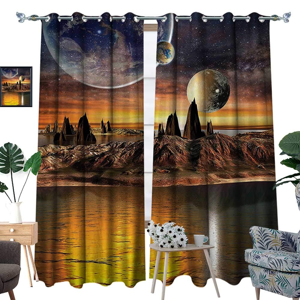 Amazon Com Luvoluxhome Thermal Insulated Blackout Curtain Light