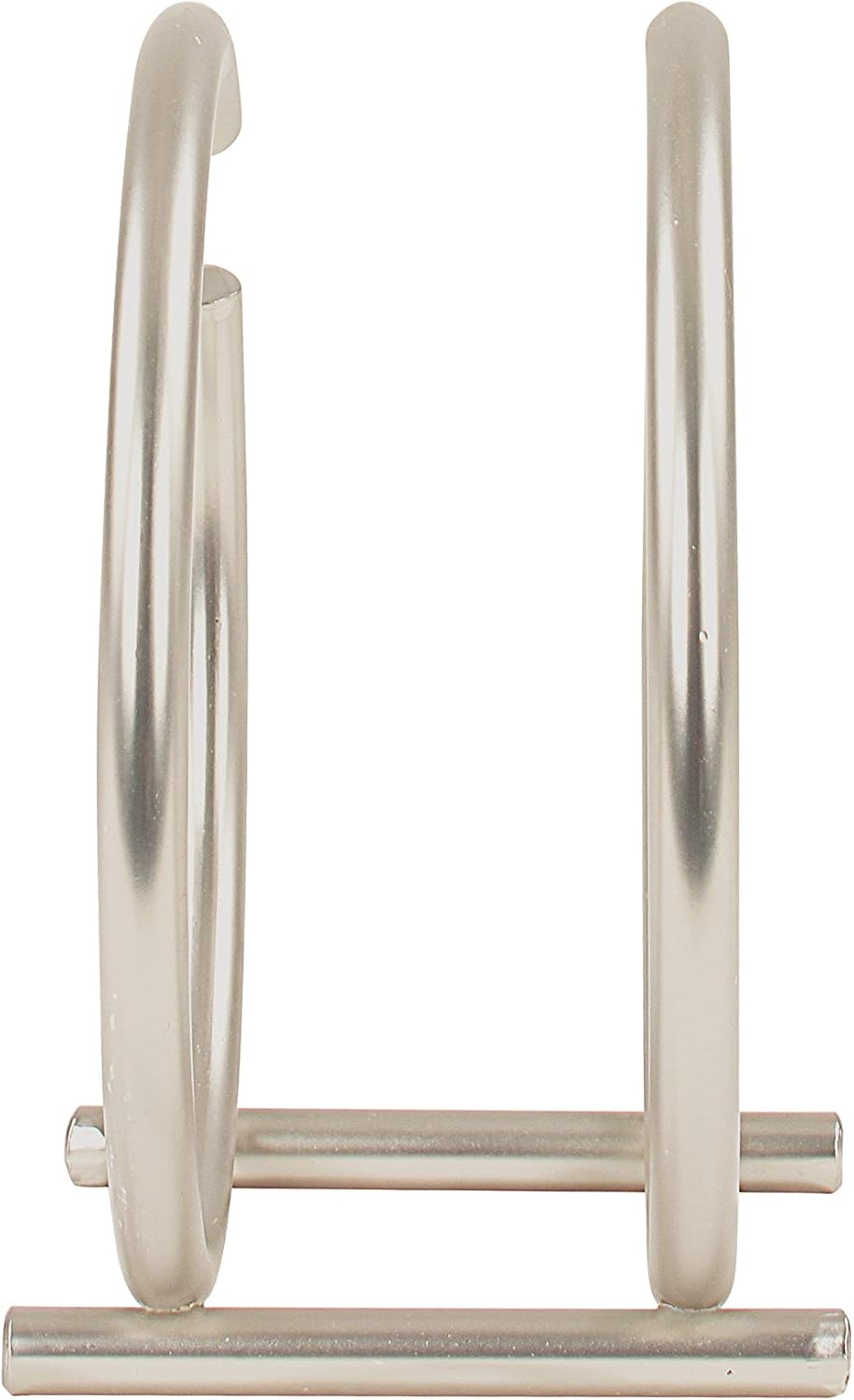 Spectrum Diversified Euro Round Vertical Contemporary Upright Holder, Modern Kitchen Décor & Dining Table Accessory, Countertop Napkin Storage, 1 EA, Satin Nickel: Home & Kitchen