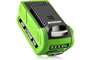 MUNIKIND Replacement Battery for Greenworks 40V Battery 29472 29462 29252 20202 22262 25312 21242 Lithium Battery Compatible with GreenWorks G-MAX 40 Volt Cordless Chainsaw Power Tools 【1PACK 40V 6000mAh】