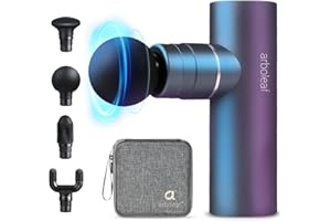 arboleaf Massage Gun Deep Tissue, FSA HSA Eligible Items, Full-Metal Electric Portable Hand Held Massager Gun with Case for Back, Body Sore Muscles, Pain Relief, Gifts for Dad, Office, Home, Athletes