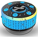 Donerton Bluetooth Shower Speaker, IP7 Waterproof Wireless Speakers with HD Sound Stereo, Portable Speaker, LED Light Mini Sp