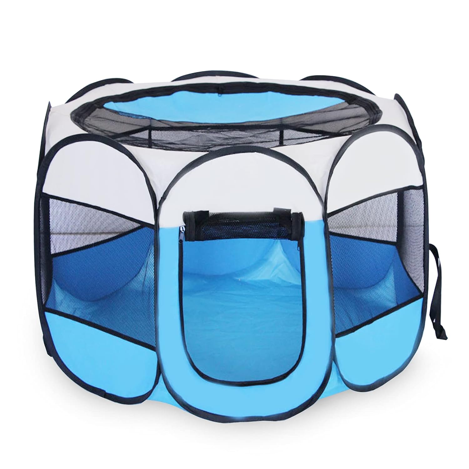 Portable Pet Playpen for Cat Dog PVC Mesh Shade Cover Foldable
