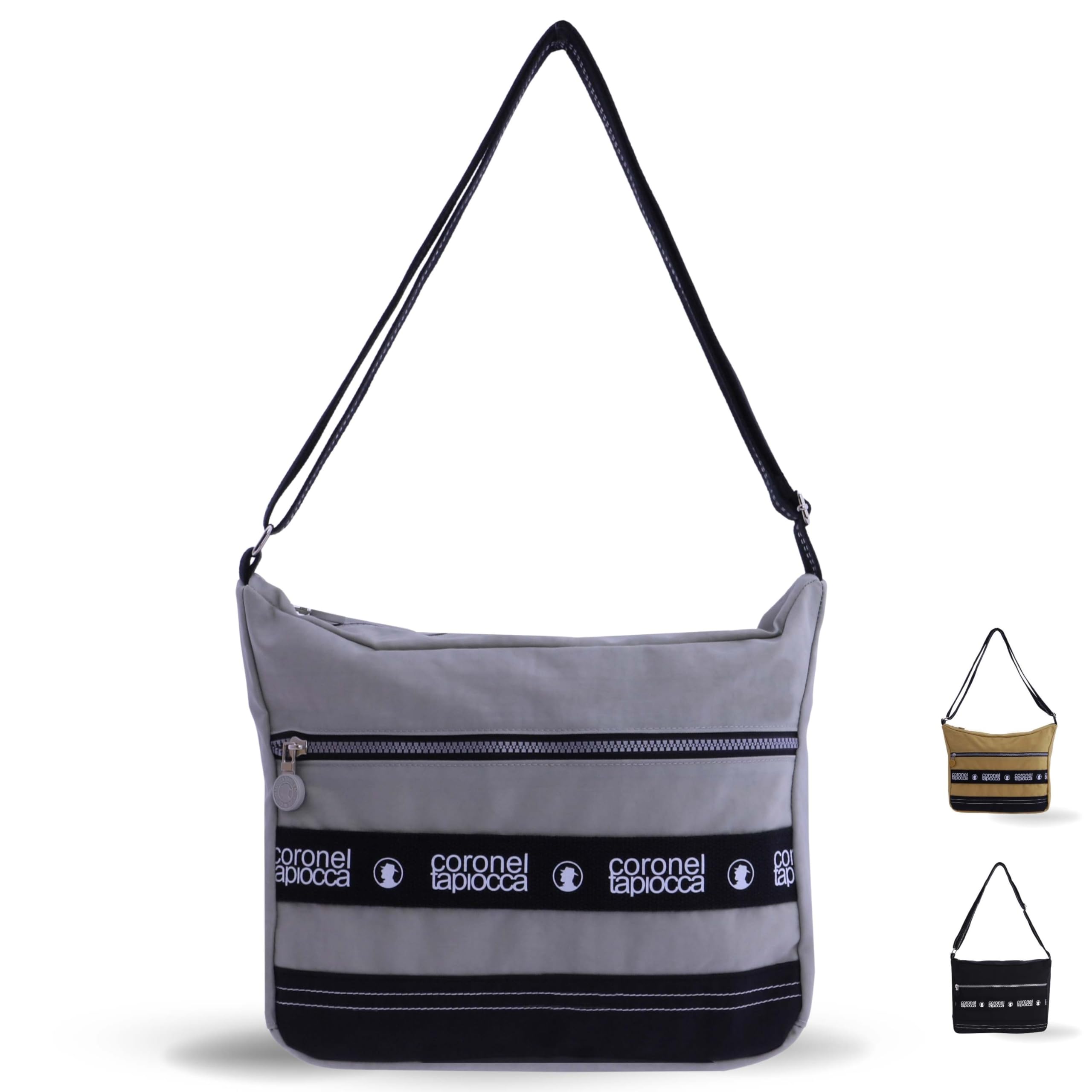 Coronel Tapiocca Women's Bandolera Albertina Shoulder Bags, Ivory, Bandolera