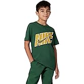 Nike Unisex Big Kids' Sportswear Club Swoosh Block T-Shirt - Boys and Girls