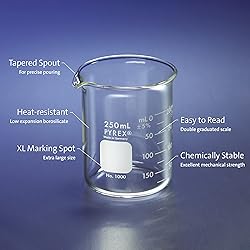 PYREX Griffin Borosilicate Glass Beaker- Low Form