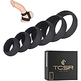 TCSR 6 Different Size Cock Rings - Premium Soft Silicone Penis Rings - Better Sex - Cock Ring, Penis Ring