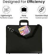 ARTISTIK A3 Art Portfolio Case with Shoulder Strap Weather-Resistant Bag view 2