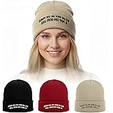 Floraltop Horse Gifts for Womens Winter Knitted Hat, If You Can Read This Put Me Back on The Horse, Gift for Christmas