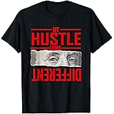 Red My Hustle Look Different Red Graphic T-Shirt