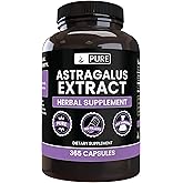 Pure Original Ingredients Astragalus (365 Capsules) No Magnesium Or Rice Fillers, Always Pure, Lab Verified