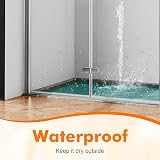 Ibergrif 1000mm Bath Shower Screen Door Seal Strip 5-8mm Glass Adjustable view 4