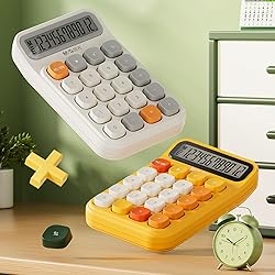 M&G Mechanical Switch Calculator, 12 Digits, Large