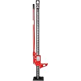 YIYITOOLS Heavy Duty Farm Jack 48 inch, Portable Car Lift Jack Stand 3 Tons Capacity, Off Road High Lift Jack with Wide Base,