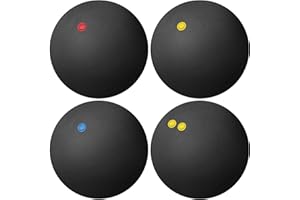 Toddmomy 1pc Squash Balls Single Dot Trainning Squash Ball Professional high Elasticity Resistant to Play for Beginners and Training