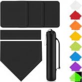Hiboom 5 Pcs Baseball Bases Home Plate Rubber | Softball Toss Down Set with Portable Bag, for Footbag Yard Practice Training, Backyard Playground, Youth Kids