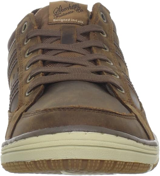 skechers men's hamal shoes brown