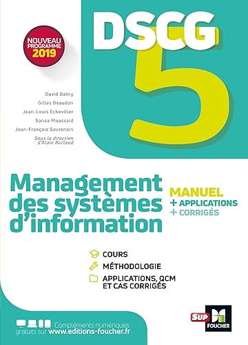 Download DSCG 5 - Management des systèmes d'information - Manuel et applications PDF