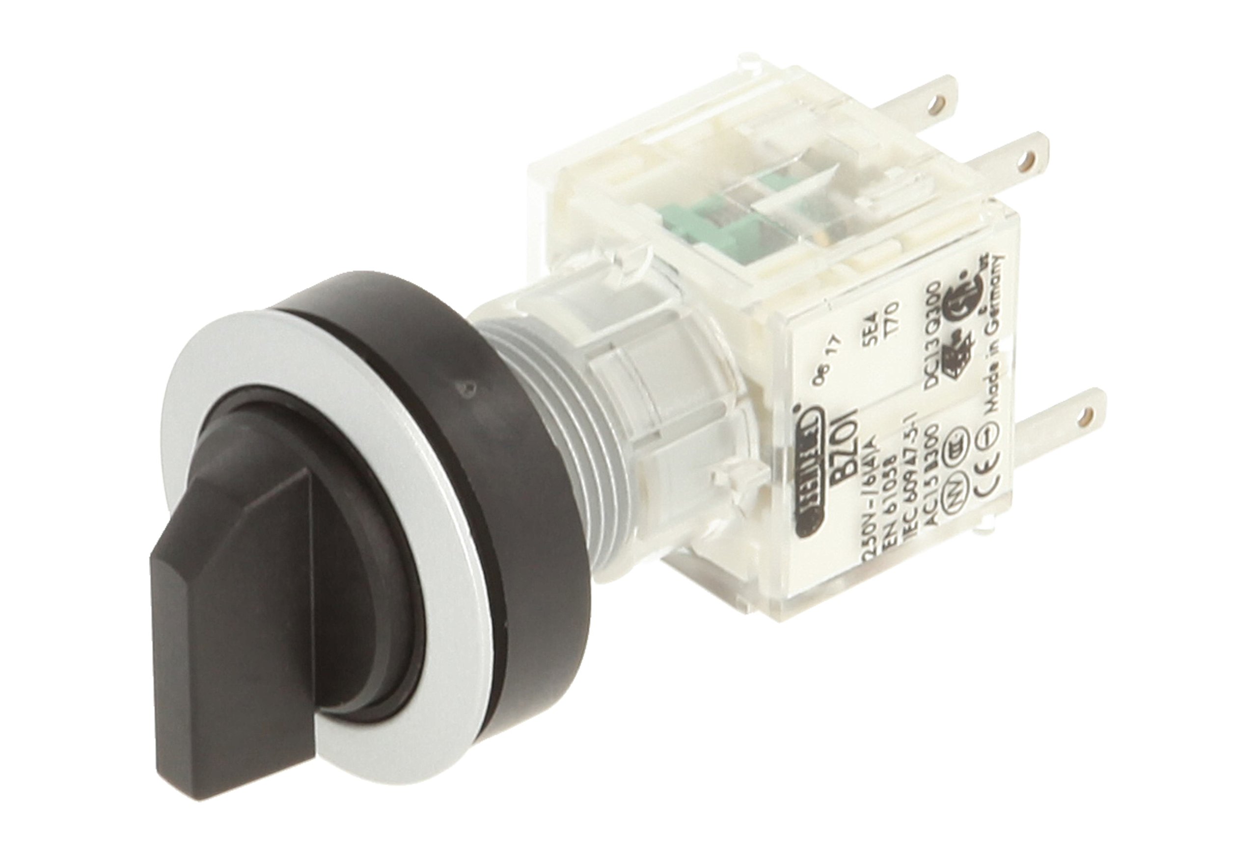 Club 23.001.102 Selector Switch Latching/rastend 3 Positions Momentary Contact Transmitter 1 N/O Contact With Bottle Opener, Silver (Pack of 2)