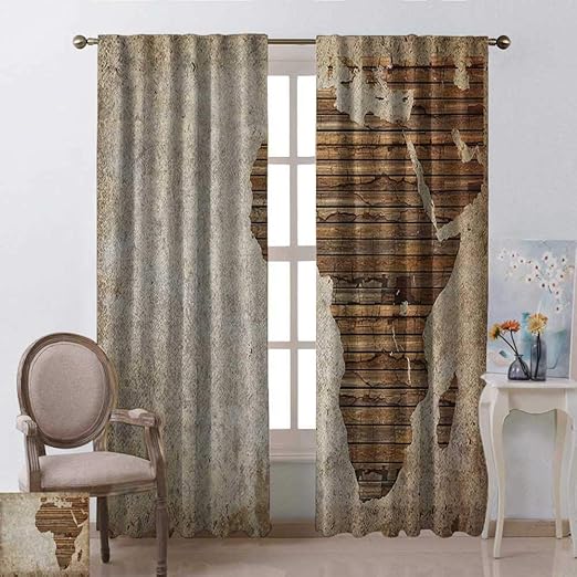 Amazon Com Youpinnong African Curtains With Valance Geography