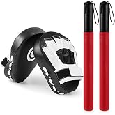 Hiboom Boxing Sticks and Punching Mitts Set for Men Women | Boxing Curved Focus Pads, Training Padded Contact Sticks for Training Karate Muay Thai Sparring Dojo Martial Arts Equipment