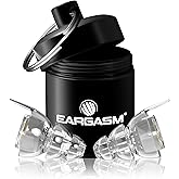 Eargasm High Fidelity Earplugs with Transparent Filters - Reusable Noise Reduction Hearing Protection Ear-Plugs with Carrying Case for Motorcycle, Concerts, Festivals, Raves, Live Events, Sports