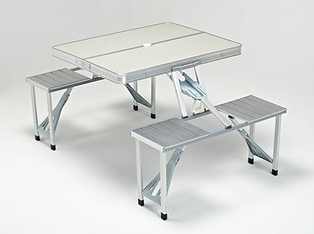aluminium folding table & chair set