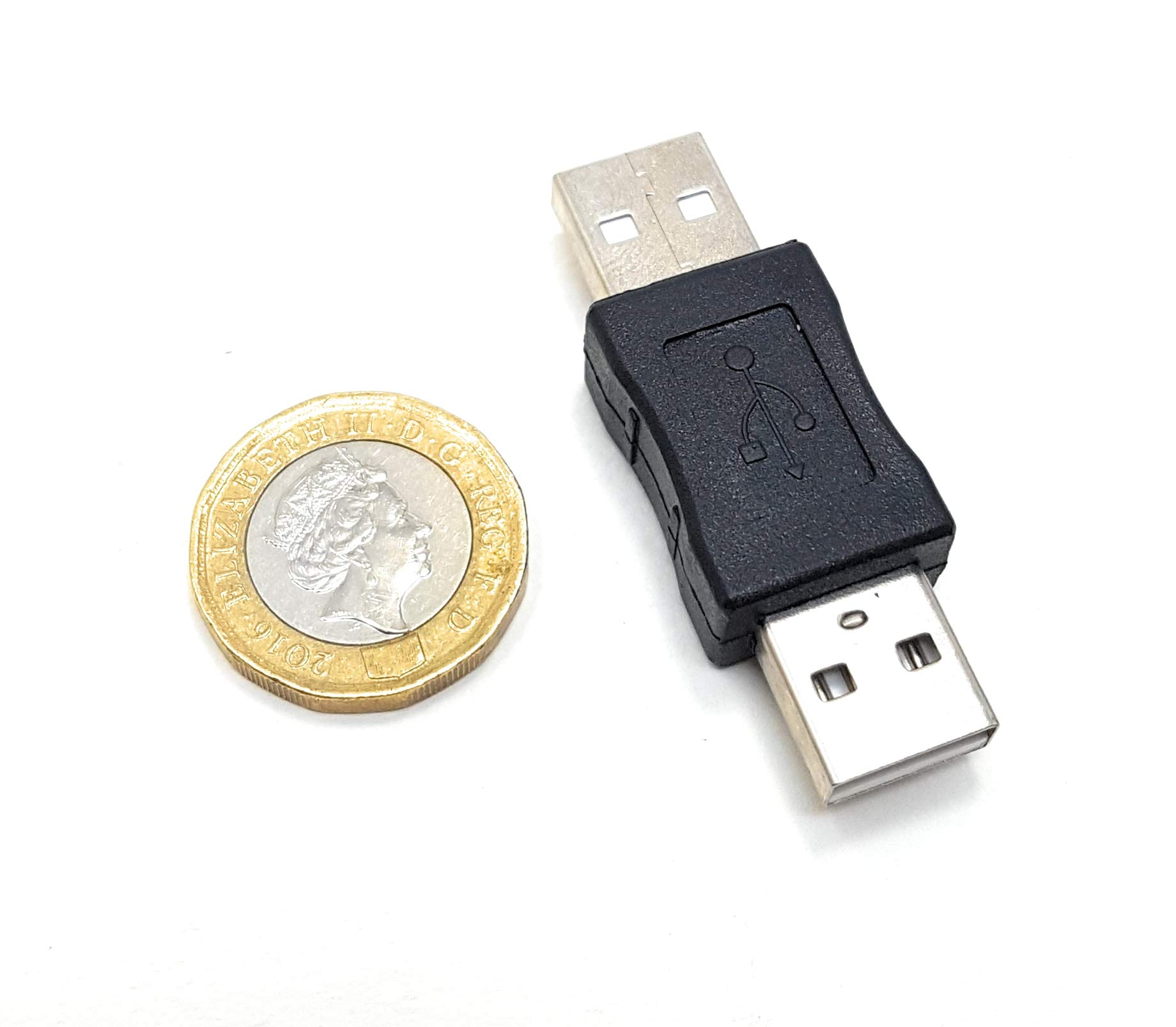 Maincore USB 2.0 Male to Male Adapter – Plug Joiner Coupler Extension Converter for Data Transfer, USB Devices, and Cable Connections