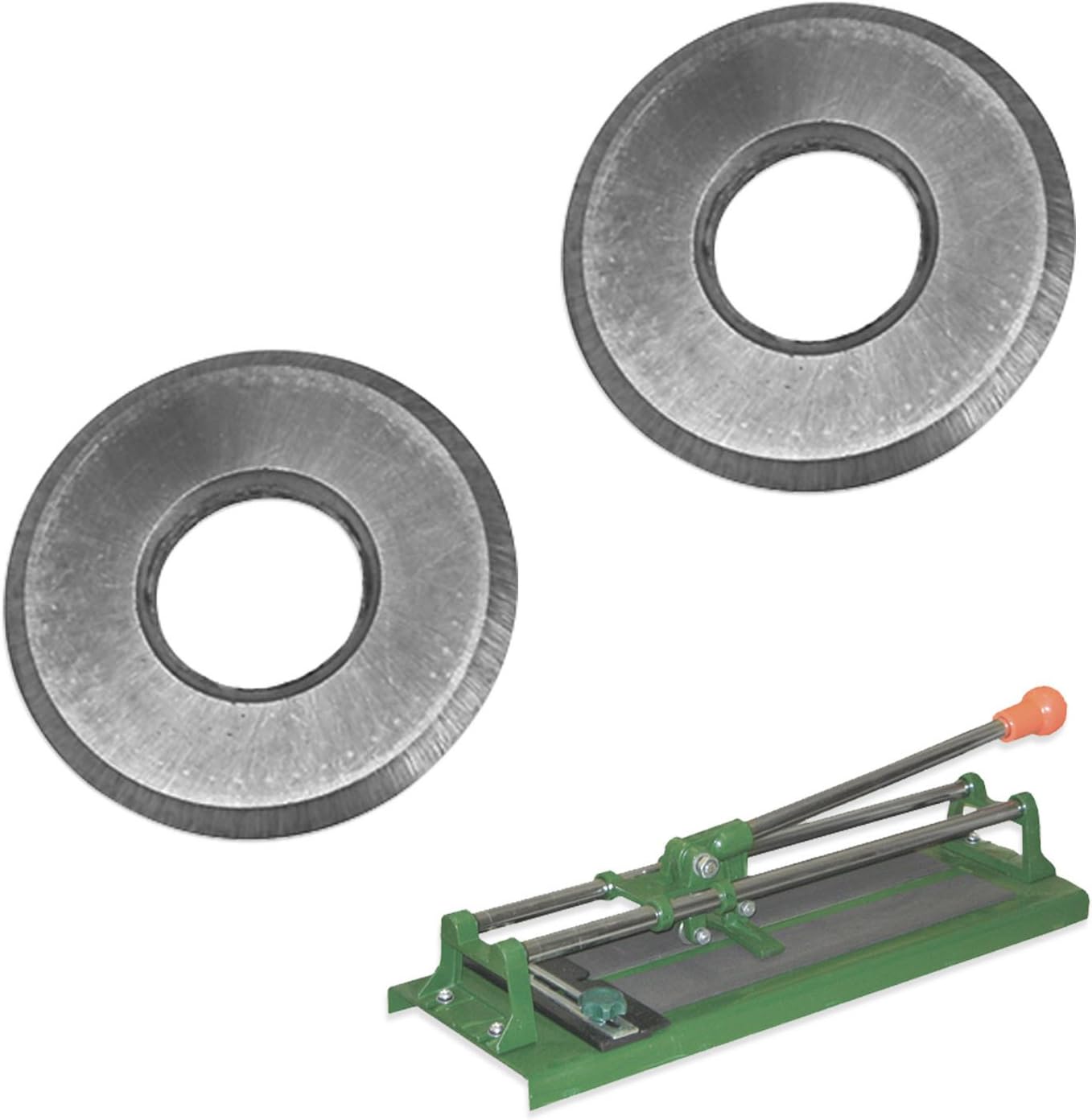 2pc 1/2" Tungsten Carbide Replacement Scoring Wheel Blade for Manual Tile Cutter